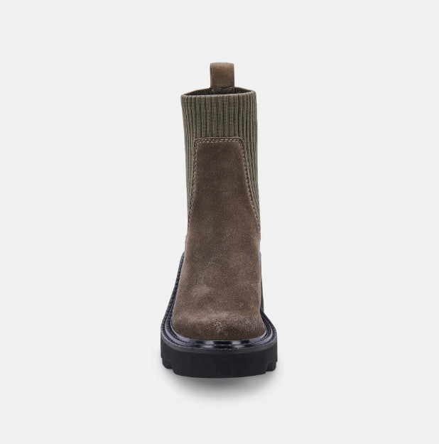 Hoven H2O Boots in Olive Suede