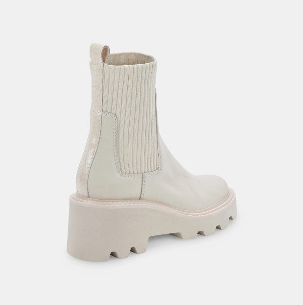 Hoven H2O Boots in Ivory Leather