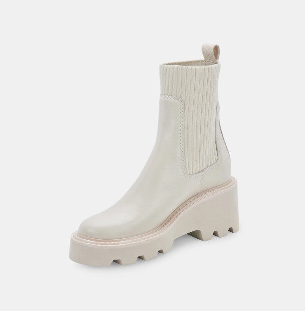 Hoven H2O Boots in Ivory Leather