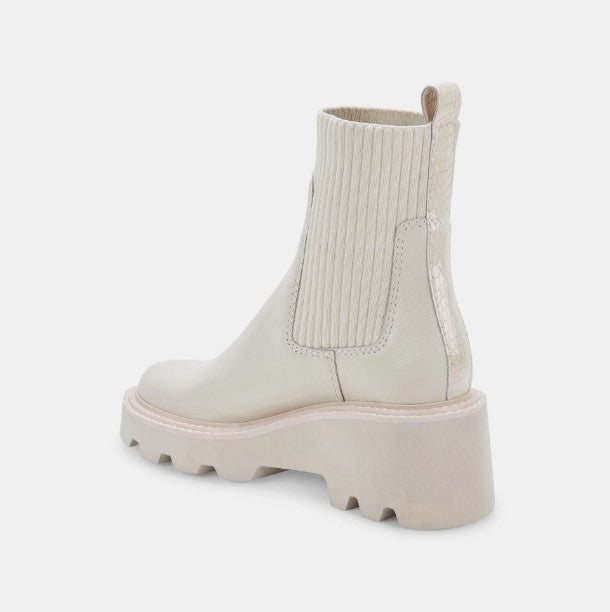 Hoven H2O Boots in Ivory Leather