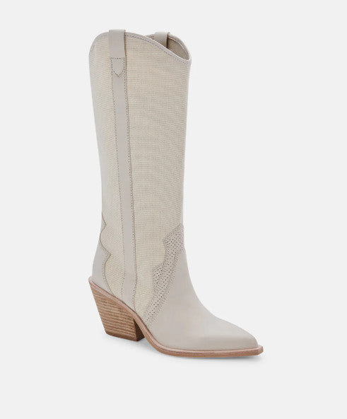 Navene Boots in Ivory