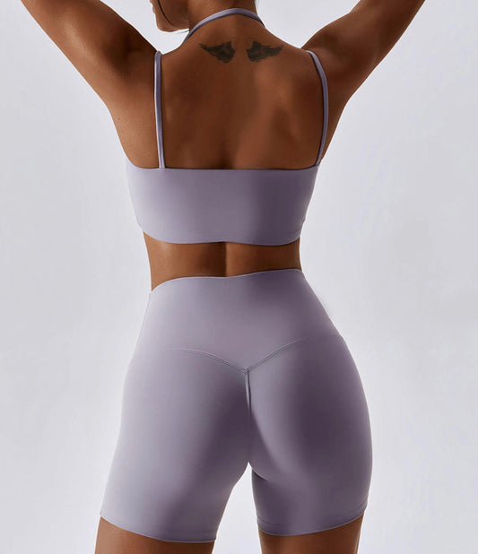 Active Biker Shorts in Dusty Lavender (runs 1-2 sizes small)